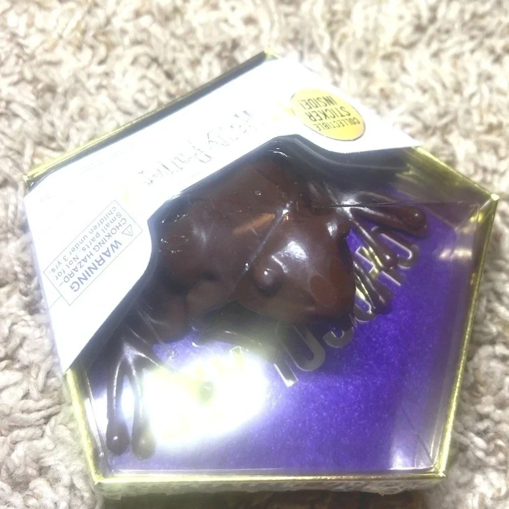 Lot 9  Harry Potter Chocolate Squishy Frog Toy Brown Noble Collection W/ Sticker